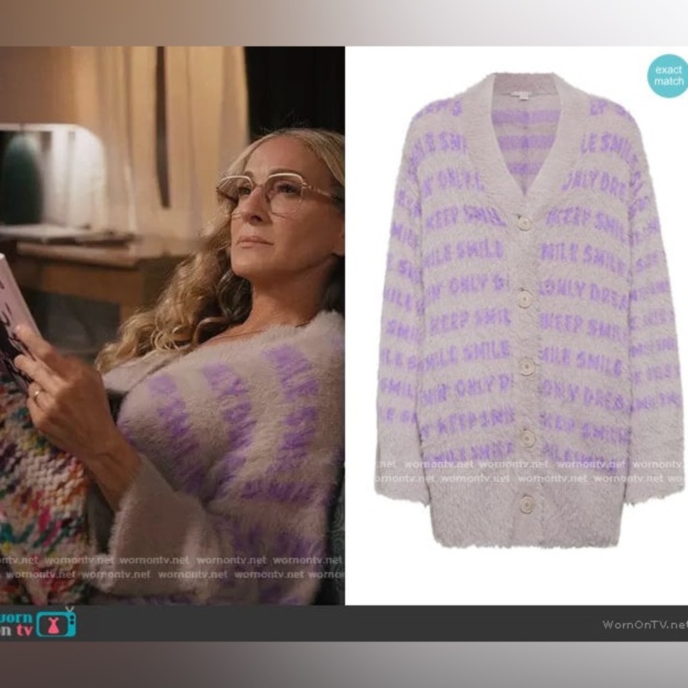 EUC Stella McCartney Textured Jacquard-Knit Cardigan $1,495!